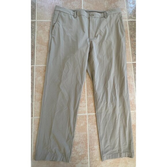 Vineyard vines  Khaki stretch Polyester Spandex Blend Golf‎ pants Men size 36 - Picture 1 of 7